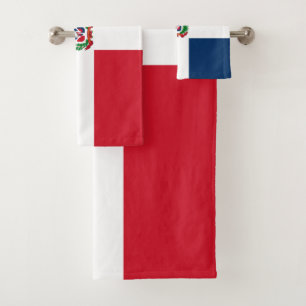 Drapeau République Dominicaine Serviette