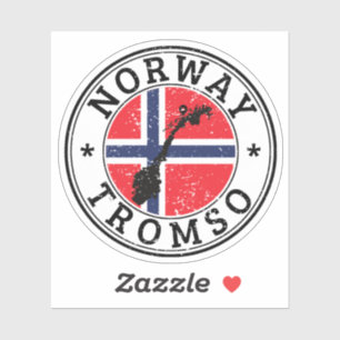 Drapeau Rond Sticker Norvège Pour Portable Book...