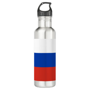 Drapeau russe (Russie) Bouteille en acier inoxydab