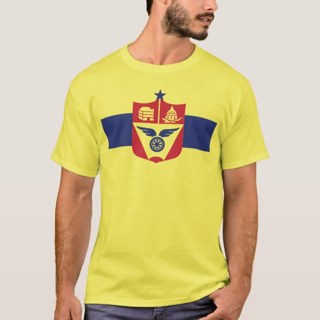 Drapeau Saint-Paul Design T-shirt jaune (Devant)