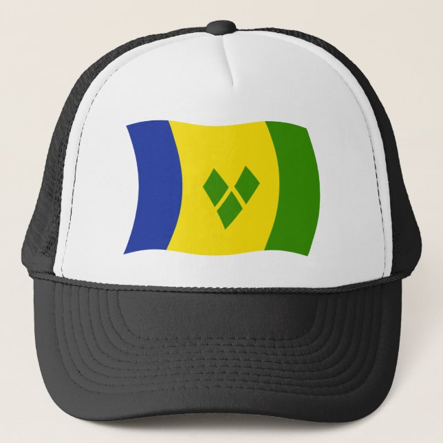Drapeau Saint-Vincent-les Grenadines Casquette (Devant)