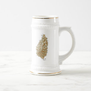 Drapeau Sainte-Lucie ~ Carte Mug