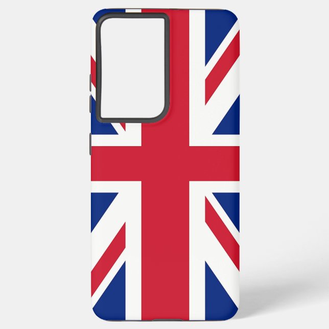 Drapeau Samsung Galaxy S21 Plus Coque Royaume-Uni (Verso)