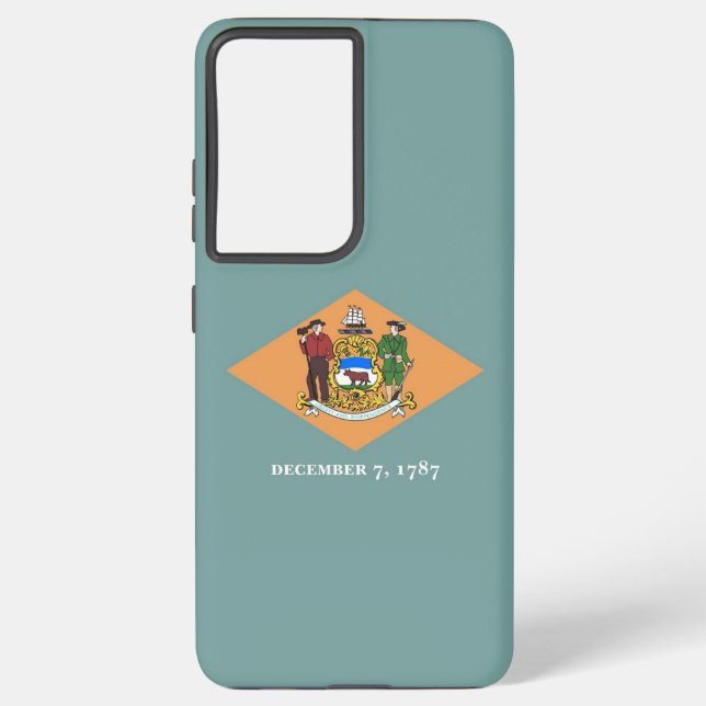 Drapeau Samsung Galaxy S21 Ultra Coque du Delaware (Verso)