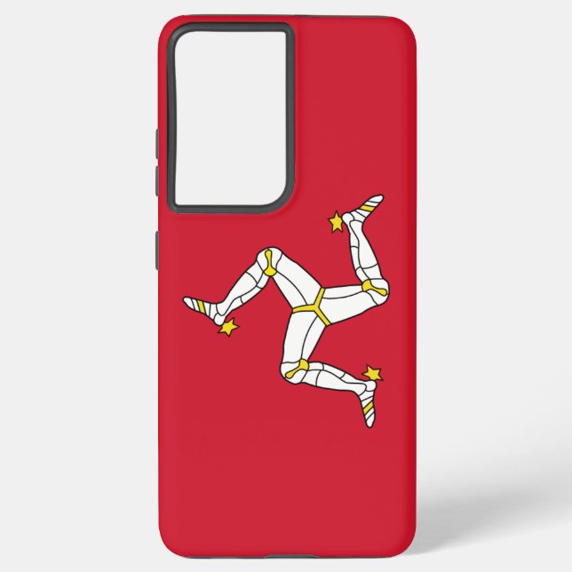 Drapeau Samsung Galaxy S21 Ultra Coque Isle of Man (Verso)