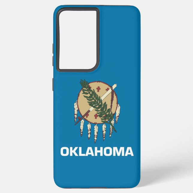 Drapeau Samsung Galaxy S21 Ultra Coque Oklahoma (Verso)