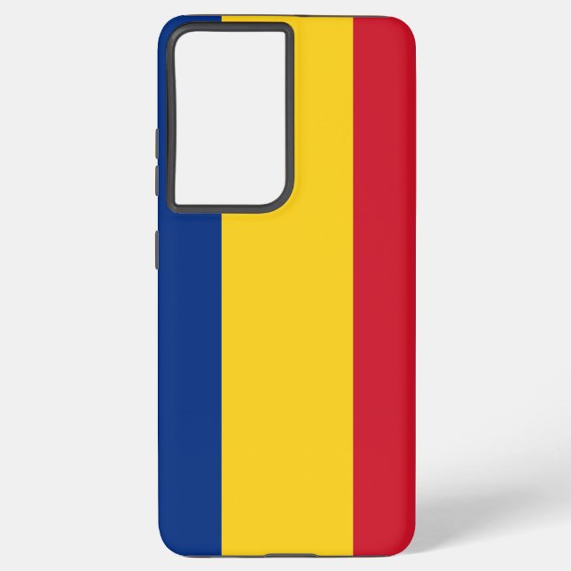 Drapeau Samsung Galaxy S21 Ultra Coque Roumanie (Verso)