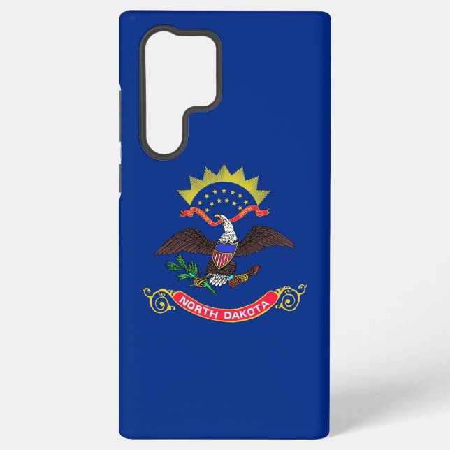 Drapeau Samsung Galaxy S22 Ultra Coque Dakota du N (Verso)