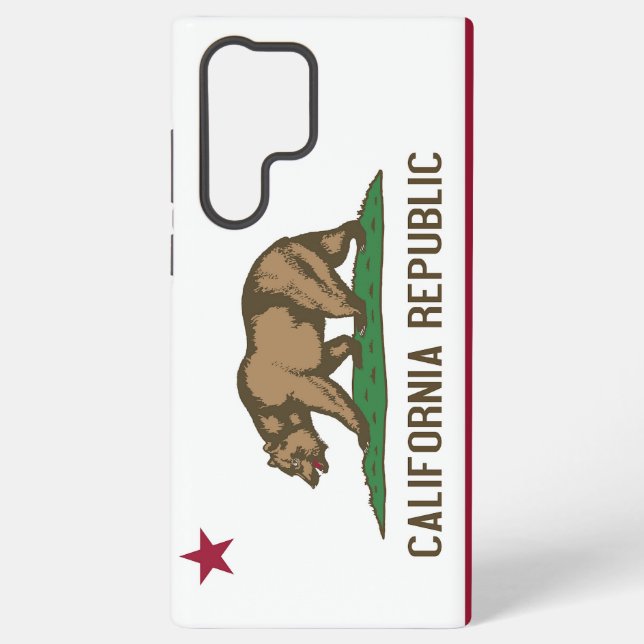 Drapeau Samsung Galaxy S22 Ultra Coque de Californ (Verso)