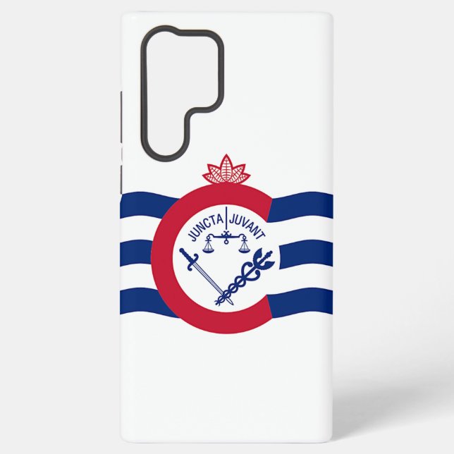 Drapeau Samsung Galaxy S22 Ultra Coque de Cincinna (Verso)