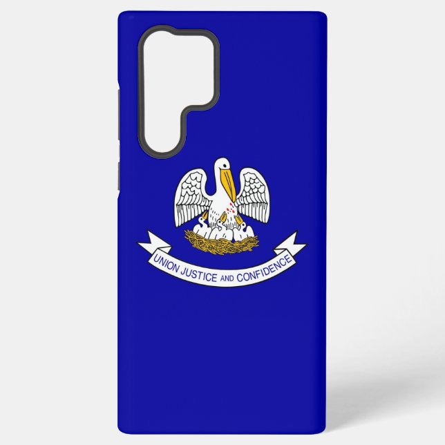Drapeau Samsung Galaxy S22 Ultra Coque de Louisian (Verso)