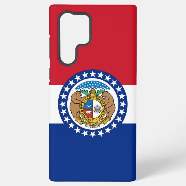 Drapeau Samsung Galaxy S22 Ultra Coque Missouri (Verso)