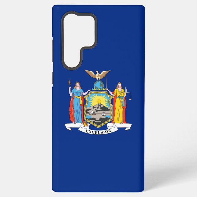 Drapeau Samsung Galaxy S22 Ultra Coque New York (Verso)