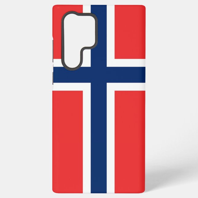 Drapeau Samsung Galaxy S22 Ultra Coque Norvège (Verso)