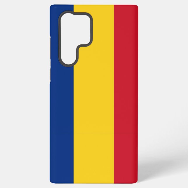 Drapeau Samsung Galaxy S22 Ultra Coque Roumanie (Verso)