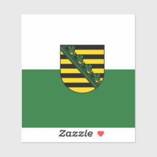 Drapeau Saxe Vinyl Sticker