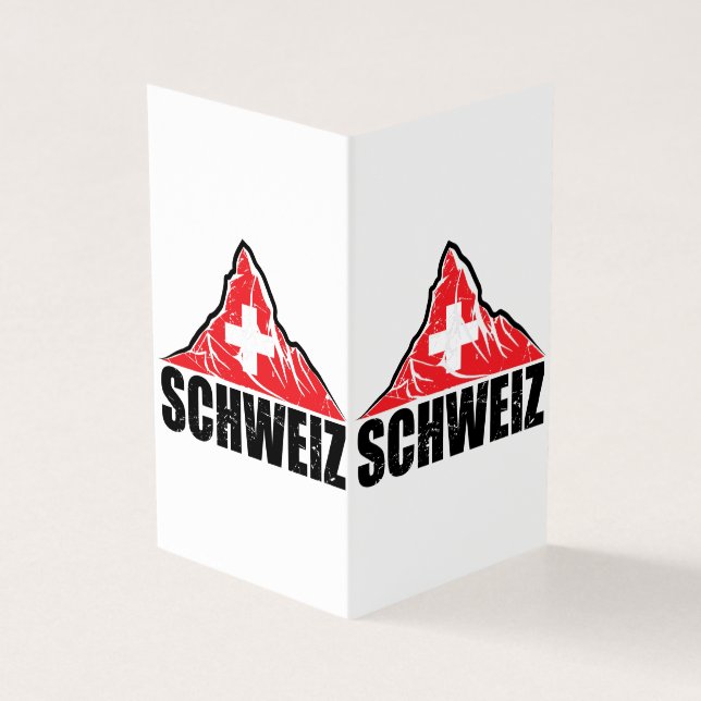 Drapeau Schweiz Matterhorn Suisse Vintage (Outside)