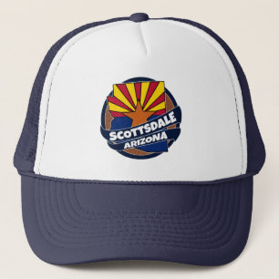Drapeau Scottsdale Arizona casquette camionneur