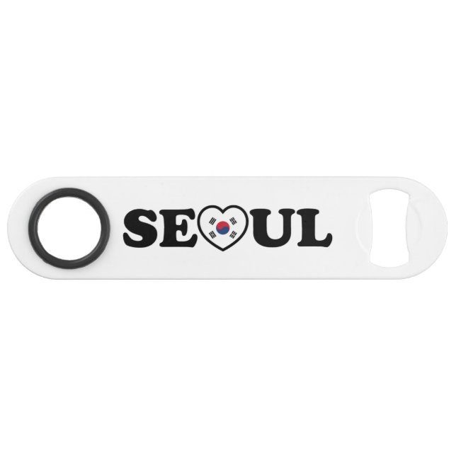 Drapeau Seoul Love Heart Taegeukgi (Devant (Horizontal))