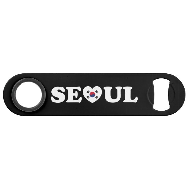 Drapeau Seoul Love Heart Taegeukgi (Devant (Horizontal))