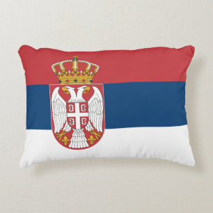 Drapeau serbe sur le Coussin