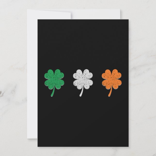 Drapeau Shamrock irlandais (Devant)