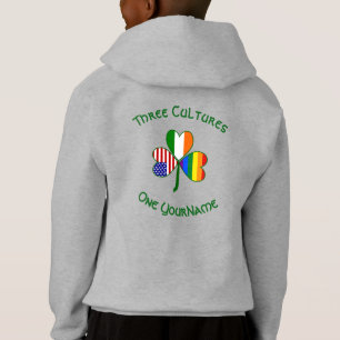 Drapeau Shamrock personnalisé Gay Pride Irlande US