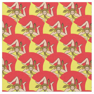 Drapeau sicilien & Sicile mode Tissu