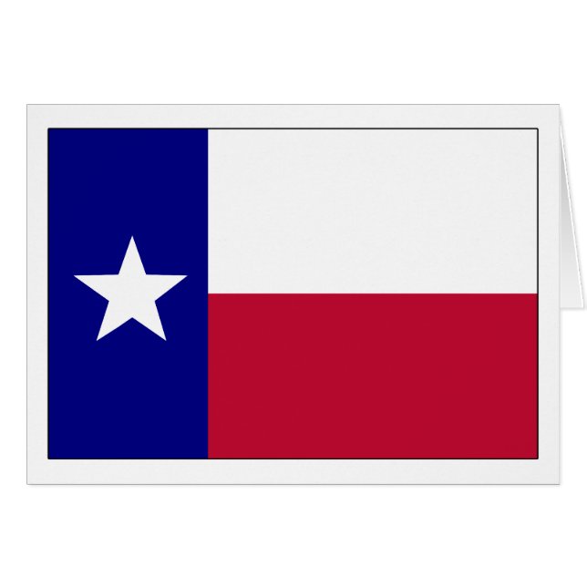 Drapeau solitaire d'étoile du Texas (Devant horizontal)
