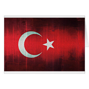 Drapeau stylisé de Turquie