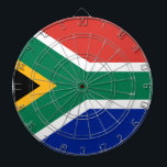 Drapeau sud-africain Cible de flechettes Afrique d<br><div class="desc">Drapeau sud-africain de l'Afrique du Sud Cible de flechettes : Montrez votre fierté pour l'Afrique du Sud avec cette Cible de flechettes de drapeau sud-africaine personnalisable.</div>