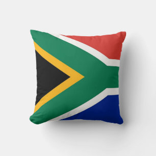 Drapeau sud-africain sur le Coussin américain MoJo