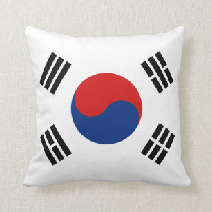 Drapeau sud-coréen x Coussin du drapeau