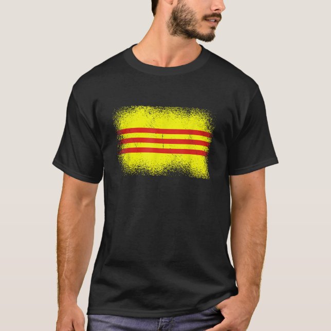 Drapeau sud-vietnamien T-shirt (Devant)