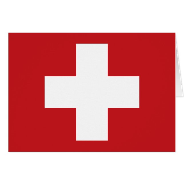 Drapeau Suisse (Devant horizontal)