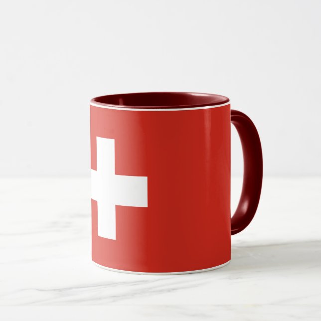 Drapeau suisse de Mug (Devant droit)