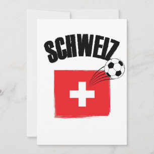 Drapeau suisse de soccer Schweiz Fussball