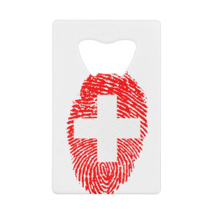 Drapeau Suisse empreintes digitales Country Pride