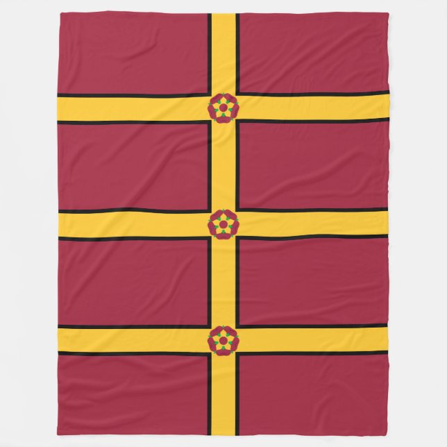 Drapeau sur la couverture en polaire Northamptonsh (Devant)
