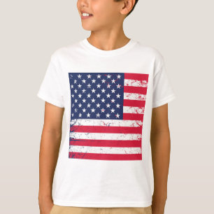 Drapeau T-shirt enfant patriotique