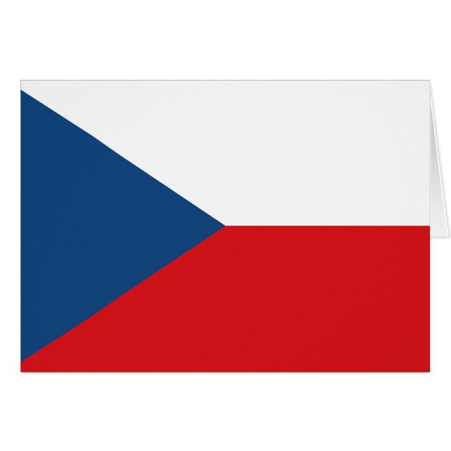 Drapeau tchèque (Devant Horizontal)