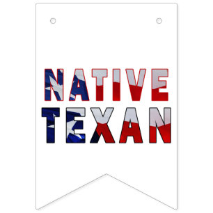 Drapeau texan natif