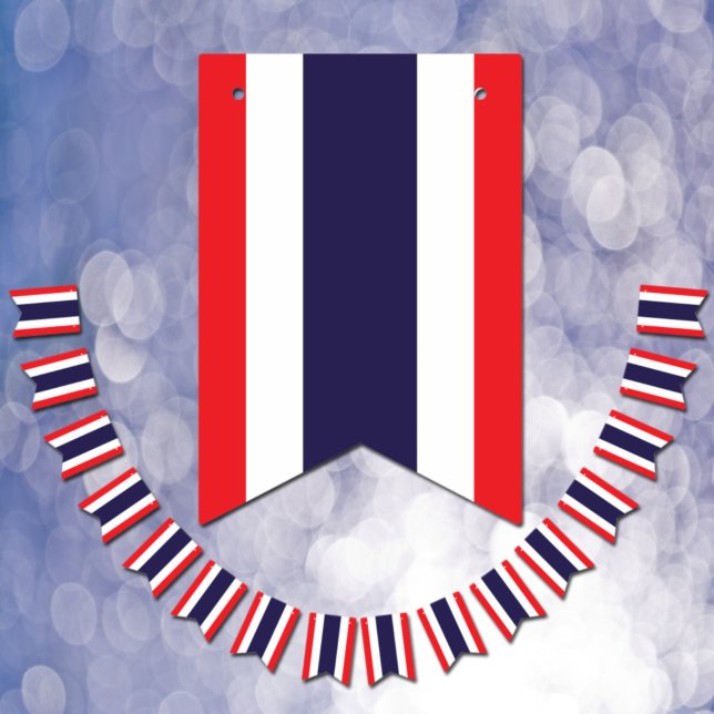 Drapeau thaïlandais et bannières de fête thaïlanda (Créateur téléchargé)