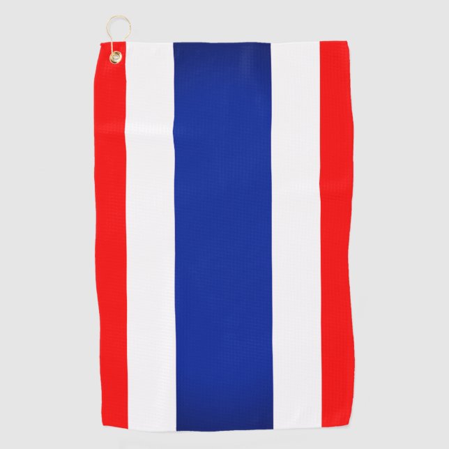 Drapeau thaïlandais serviette de golf (Devant)