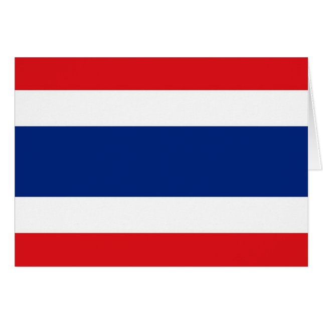 Drapeau Thaïlande (Devant horizontal)