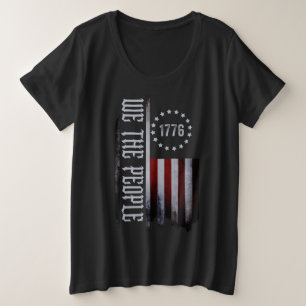 Drapeau Torn Nous Le Peuple 1776
