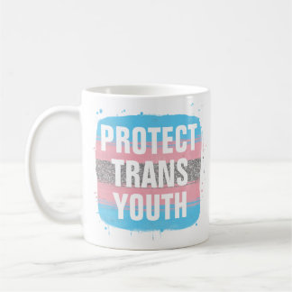 Drapeau transgenre Protéger la Mug de café trans p