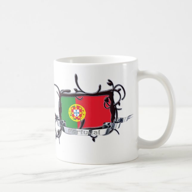 Drapeau tribal Portugal Mug (Droite)
