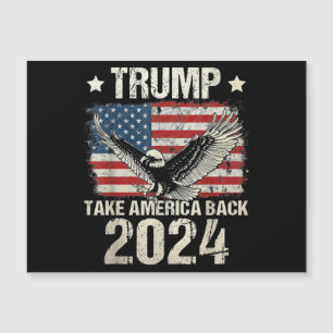 Drapeau Trump 2024 reprenons l'Amérique hommes fem