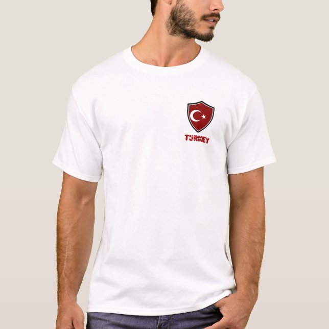 Drapeau turc T-Shirt (Devant)